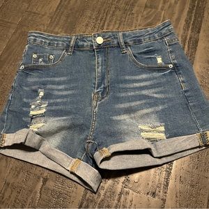 New Shein Jean Shorts (size small)